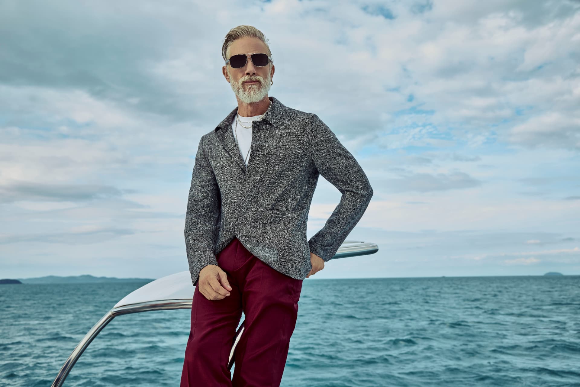 Salt & Pepper Deck Jacket