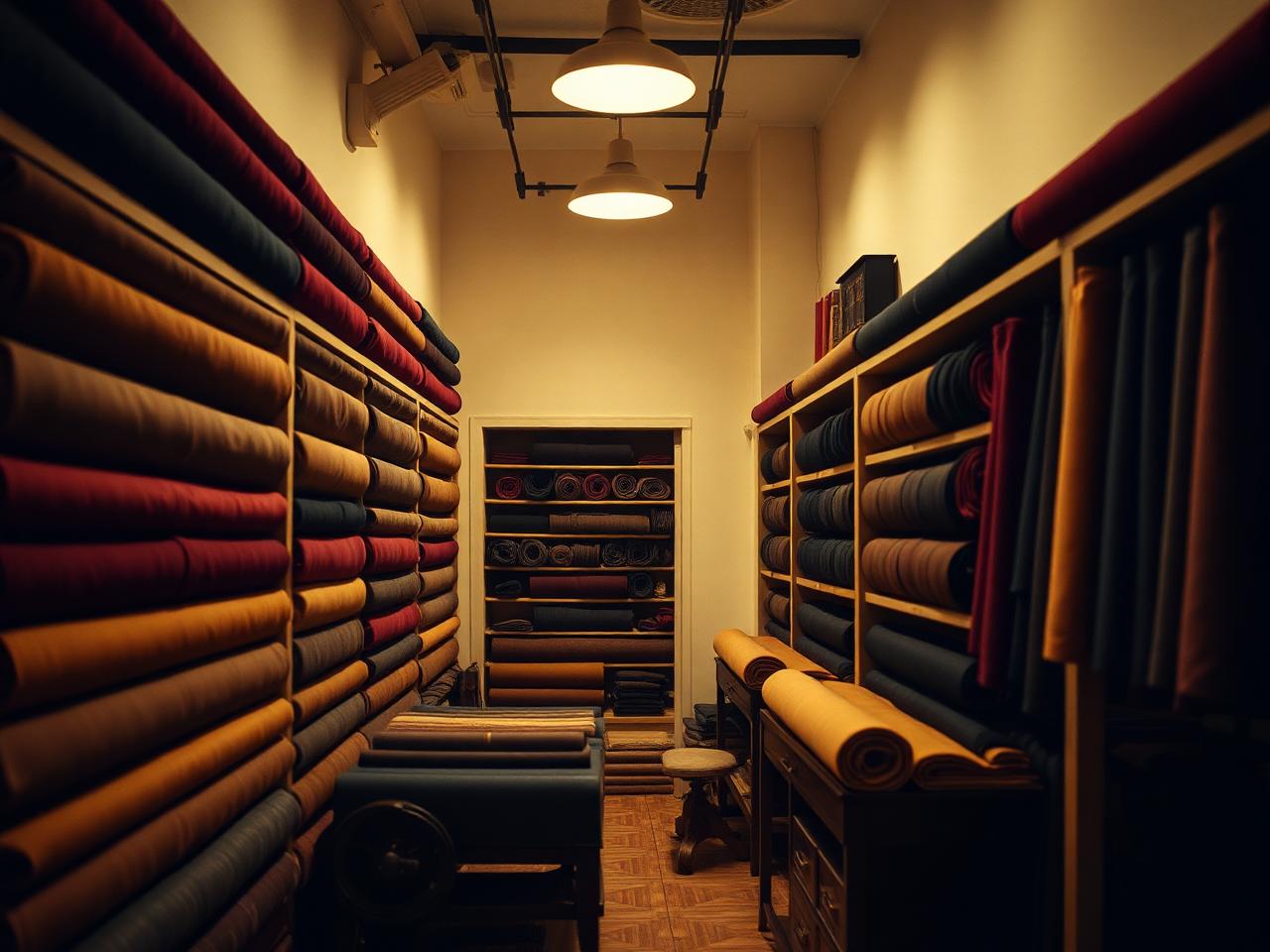The first Cavani cloth room