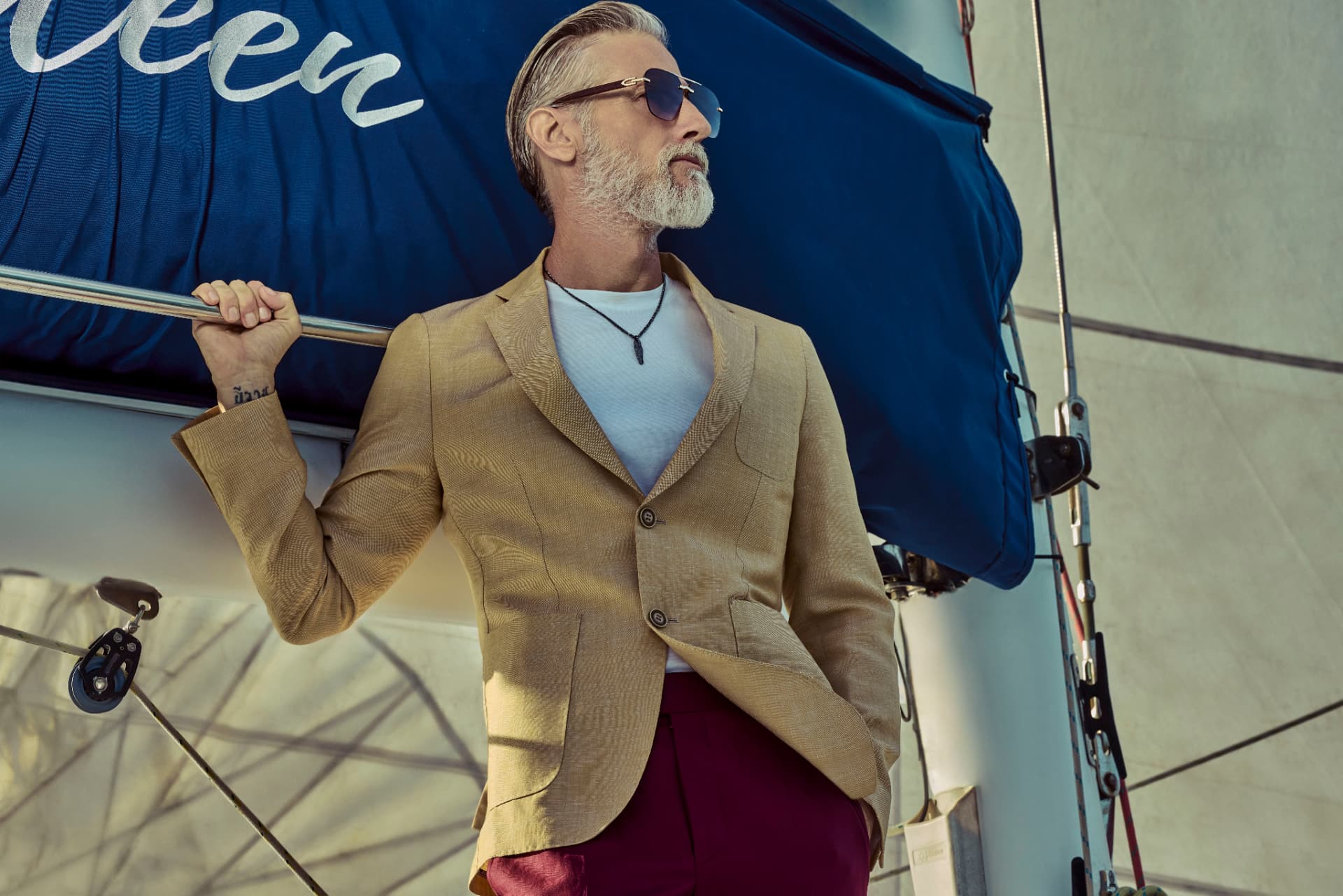Straw Linen Jacket